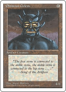 黒曜石のゴーレム