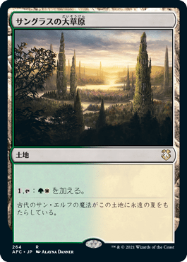 サングラスの大草原