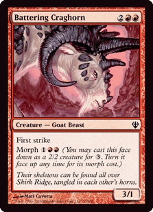 乱打する岩角獣