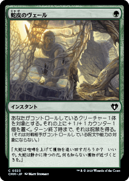 蛇皮のヴェール