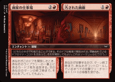 画家の仕事場 // 汚された画廊