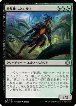 蝕甚化したエルフ