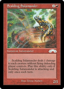 煮沸するサラマンダー