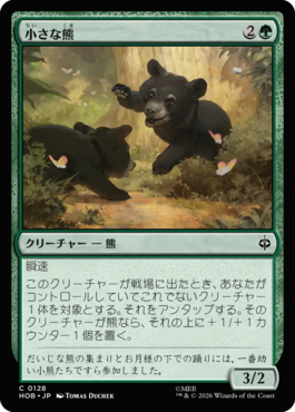 小さな熊