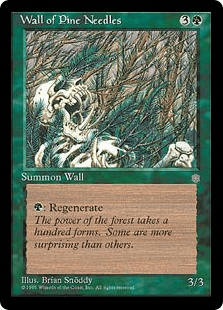 Wall of Pine Needles