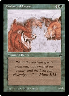 ダークウッドの猪