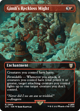 Gimli's Reckless Might