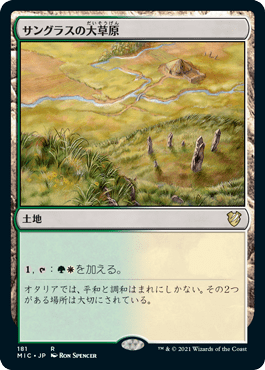 サングラスの大草原