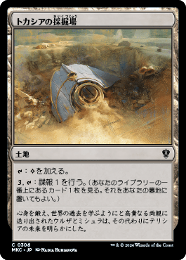 トカシアの採掘場