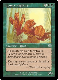 木を伐るサテュロス