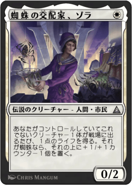 蜘蛛の交配家、ゾラ