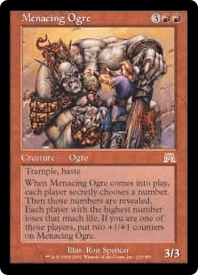 脅迫するオーガ