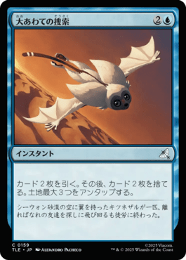 大あわての捜索