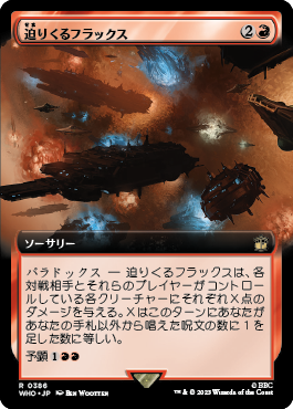 迫りくるフラックス