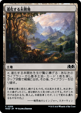 進化する未開地