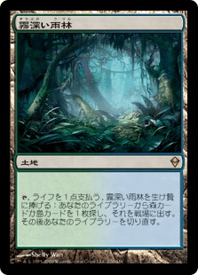 霧深い雨林｜カードギャラリー｜マジック：ザ・ギャザリング 日本公式 