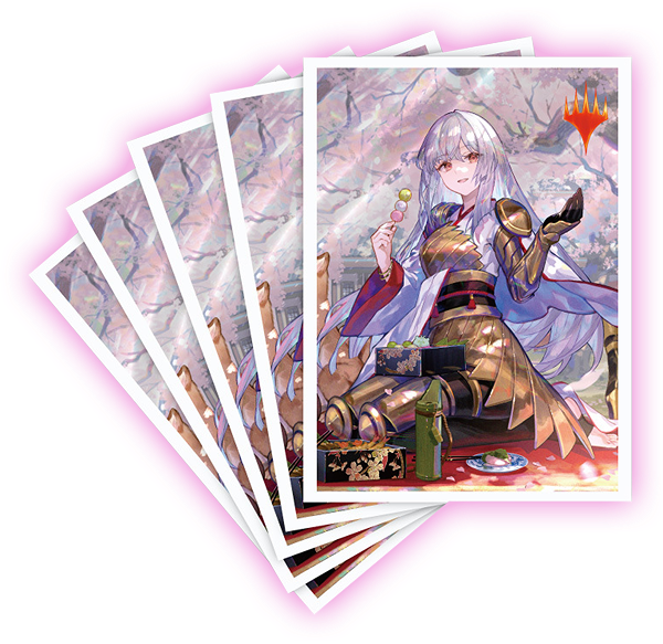 放浪皇のお花見のスリーブ