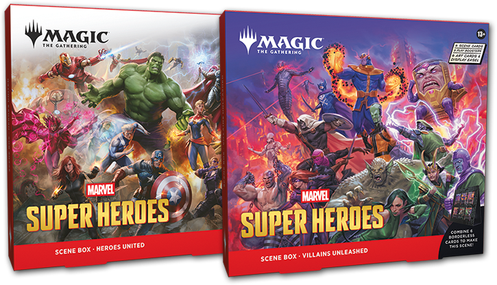 マジック：ザ・ギャザリング ｜ マーベル スーパー・ヒーローズ Scene Box 英語版 「Heroes United ｜ マーベル スーパー・ヒーローズ Scene Box 英語版 「Villains Unleashed」